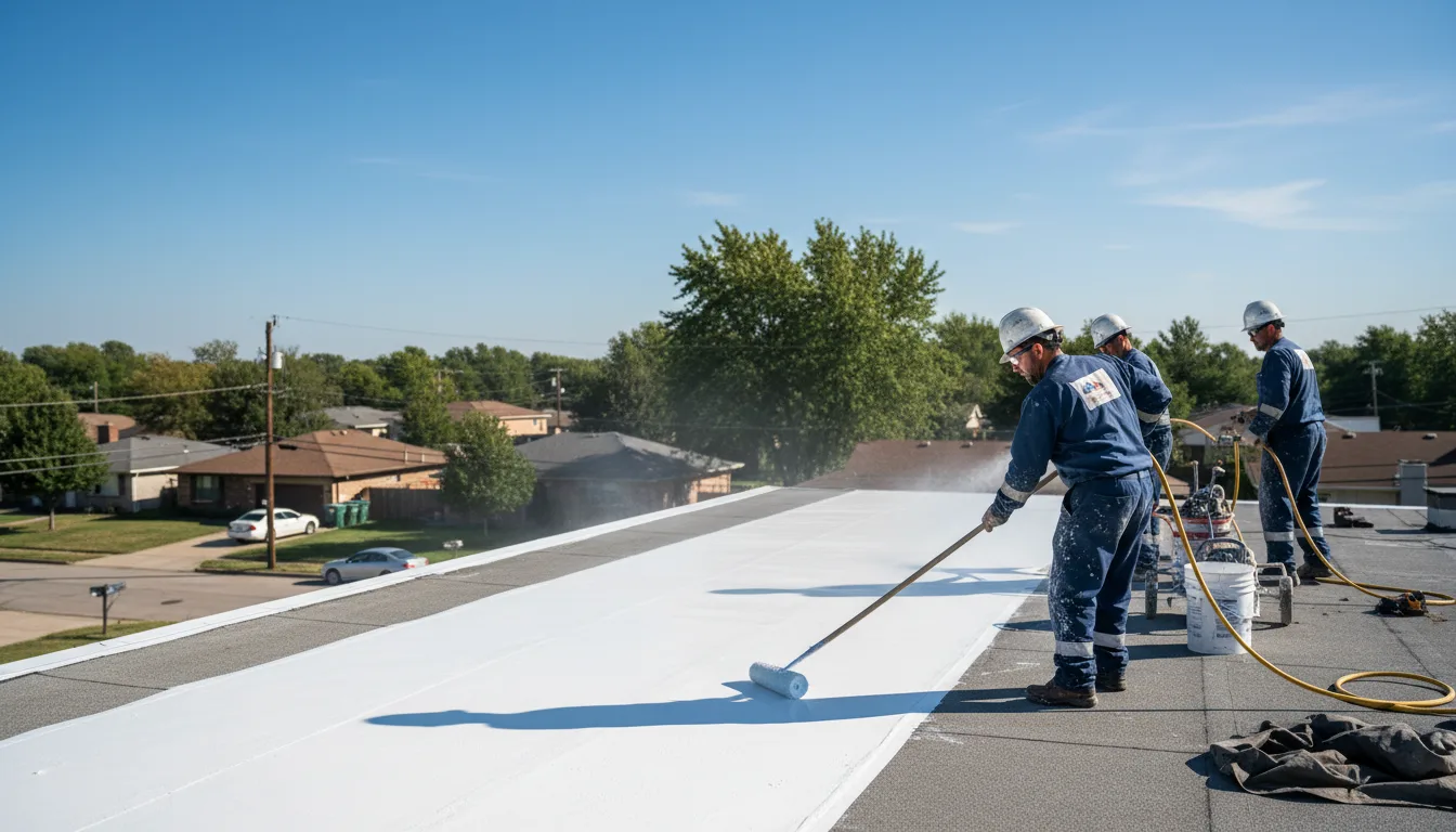 Commercial roof coating in Newfoundland, PA near me